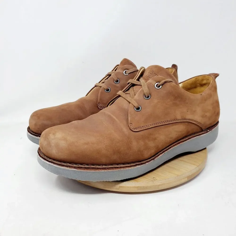 Samuel Hubbard Free Shoes Mens 11.5 W Brown‎ Leather Oxford Comfort Vibram